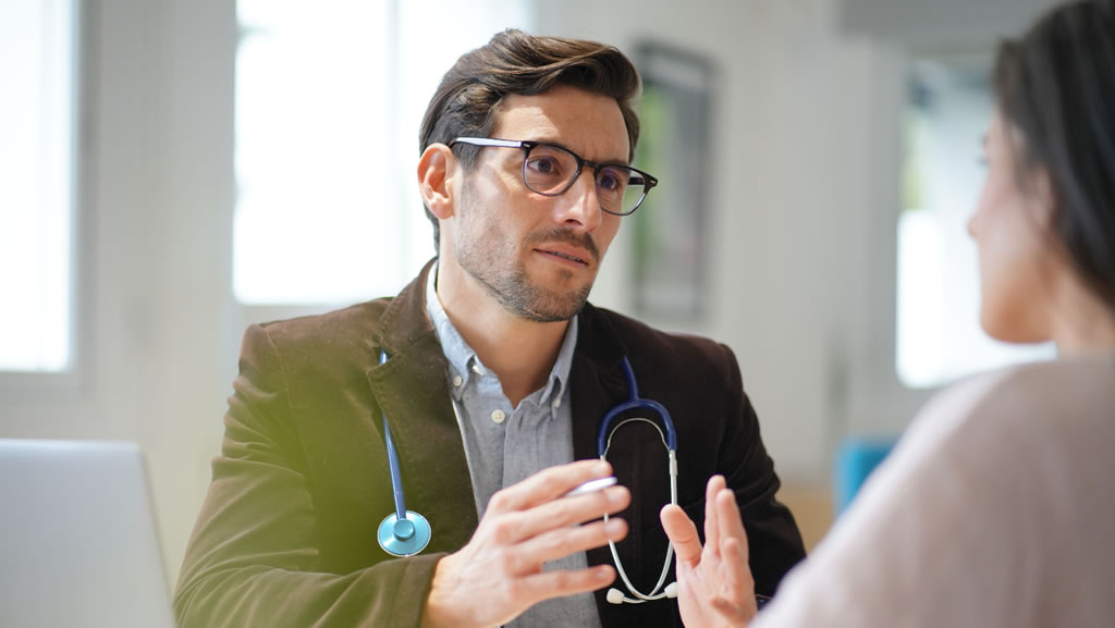 a male doctor